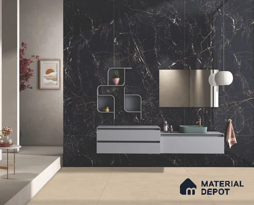 Marble Wall & Floor Tile TL 11765 | 8 ft x 4 ft Vitrified High Gloss Tile - 9 mm