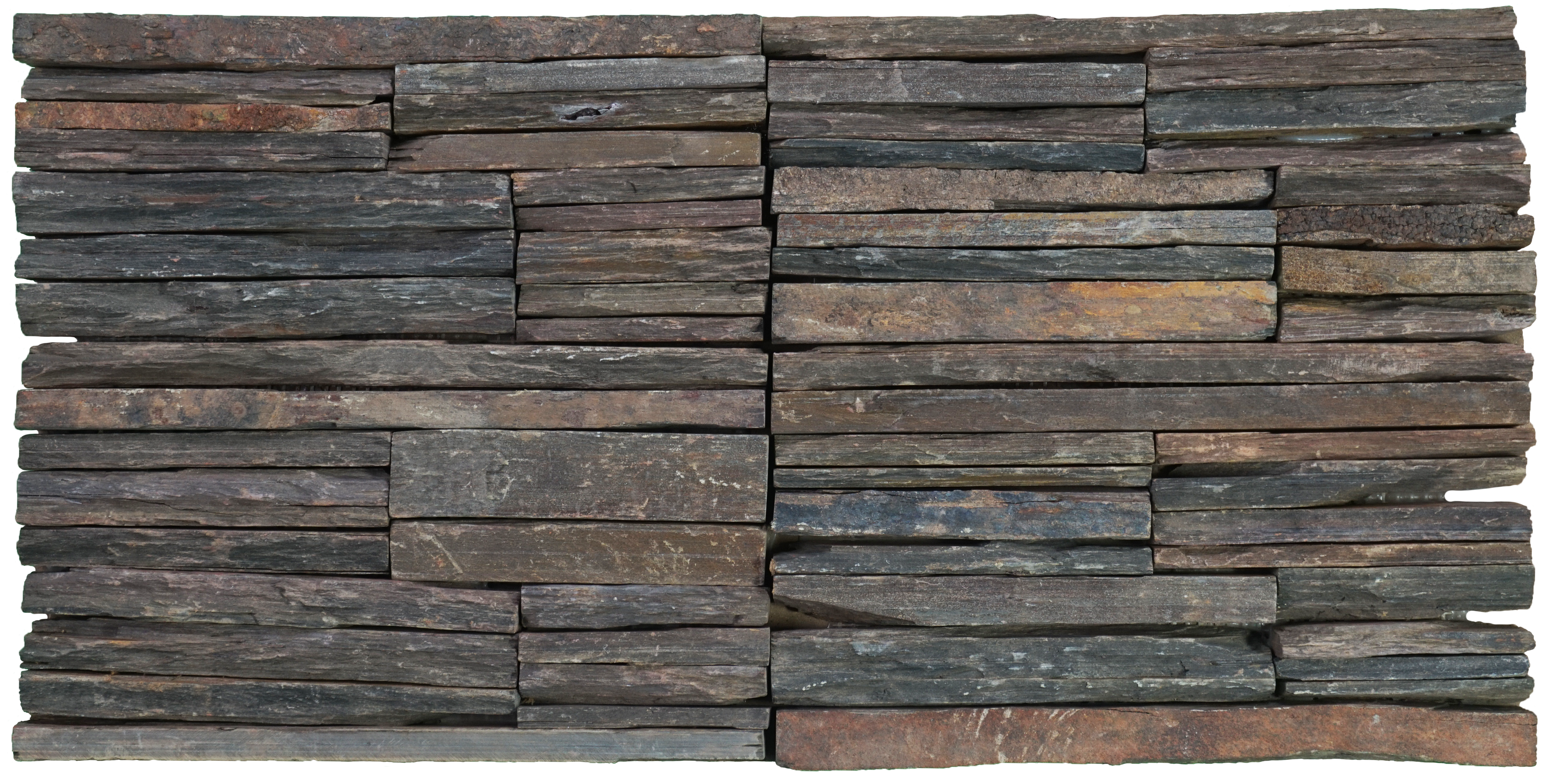 WL 00144 Waterfalls 300 x 150 mm Natural Stone Wall Cladding | 1 Sq. Ft. = 2 Pieces |  Stone is a Natural Product, Please Expect Variation in Shades