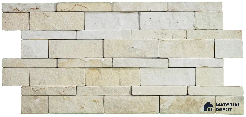 WL 00146 Wind Silver 600 x 150 mm Natural Stone Wall Cladding |  Stone is a Natural Product, Please Expect Variation in Shades