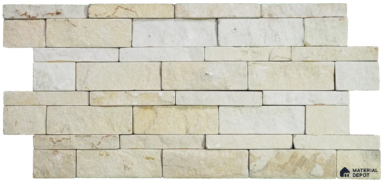 WL 00146 Wind Silver 600 x 150 mm Natural Stone Wall Cladding |  Stone is a Natural Product, Please Expect Variation in Shades
