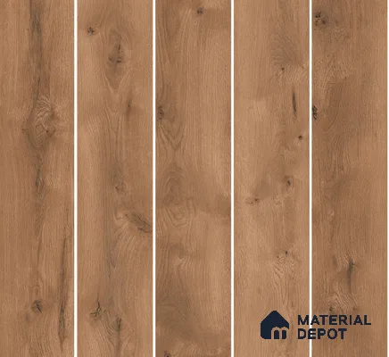 Wood Floor Tile TL 06109 11008 1200 x 200 mm Vitrified Matte Finish - 9 mm | 12 Random Design | Suitable For Living Room, Bedroom, Kitchen | 2-3 mm Spacer is Mandatory (Sample)