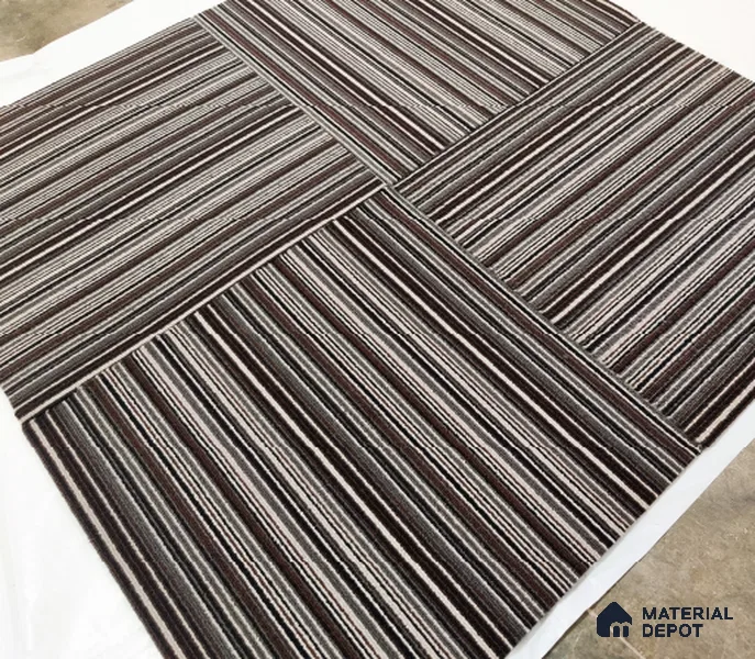 654 Cedar Series 50 cm x 50 cm Carpet Tile   5 mm