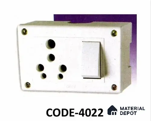 4022 20A Switch Socket Combined With Box