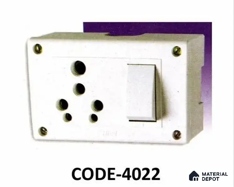 4022 20A Switch Socket Combined With Box