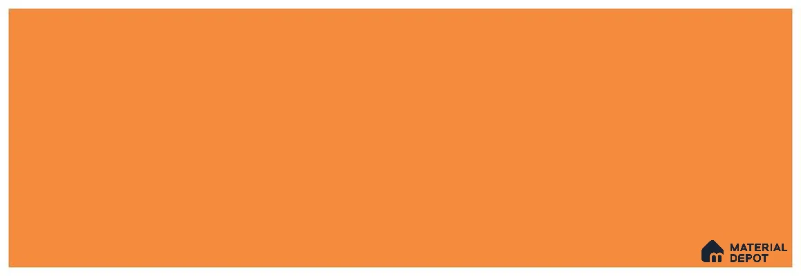 146 HG Fiesta Orange 8 ft x 4 ft High Gloss Plain Color Finish Laminate - 1 mm | Suitable for Living Room, Kitchen, Office
