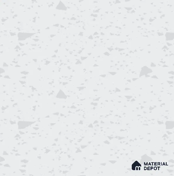 White Terrazzo Look LM 03882 8 ft x 4 ft Matte Finish Decorative Laminate - 1 mm | Suitable for TV Unit, Wardrobe, Kitchen Cabinets