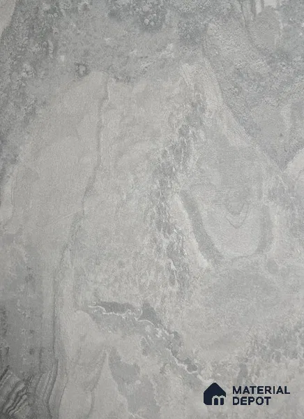 Grey Marble Look LM 22889 8 ft x 4 ft Texture Finish Decorative Laminate - 1 mm | Suitable for TV Unit, Wardrobe, Kitchen Cabinets