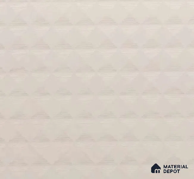 Patterned Look CP 3819 Rice White 8 ft x 4 ft Cube Prism Finish Decorative Laminate - 1 mm | Suitable for Bedroom, TV Unit, Wardrobe
