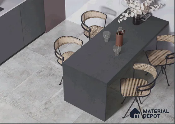 Stone Look 458 ZS Concrete 8 ft x 4 ft Zero Stone Finish Laminate - 1 mm | Suitable for TV Unit, Wardrobe, Kitchen Cabinets