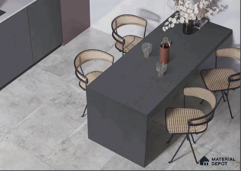 Stone Look 458 ZS Concrete 8 ft x 4 ft Zero Stone Finish Laminate - 1 mm | Suitable for TV Unit, Wardrobe, Kitchen Cabinets