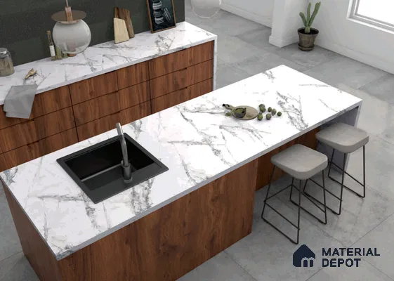 464 HG Picasso 8 ft x 4 ft High Gloss Finish Laminate - 1 mm | Suitable for TV Unit, Wardrobe, Kitchen Cabinets