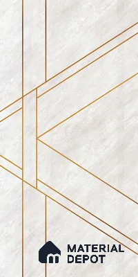 Patterned Look LM 03826 8 ft x 4 ft High Gloss Finish Decorative Laminate - 1 mm | Suitable for Bedroom, TV Unit, Wardrobe
