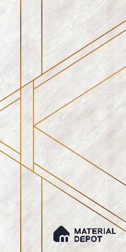 Patterned Look LM 03826 8 ft x 4 ft High Gloss Finish Decorative Laminate - 1 mm | Suitable for Bedroom, TV Unit, Wardrobe