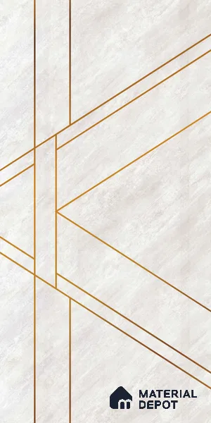 Patterned Look LM 03826 8 ft x 4 ft High Gloss Finish Decorative Laminate - 1 mm | Suitable for Bedroom, TV Unit, Wardrobe