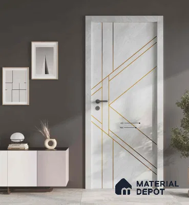 Patterned Look LM 03826 8 ft x 4 ft High Gloss Finish Decorative Laminate - 1 mm | Suitable for Bedroom, TV Unit, Wardrobe
