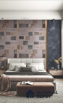Beige Digital Look LM 01223 8 ft x 4 ft Texture Finish Decorative Laminate - 1 mm | Suitable for TV Unit, Wardrobe, Kitchen Cabinets