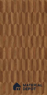 Patterned Look LM 02456 Harvest Wood Arrow Decor 8 ft x 4 ft Handcrafted Veneer Finish Decorative Laminate - 1 mm | Suitable for Bedroom, TV Unit, Wardrobe