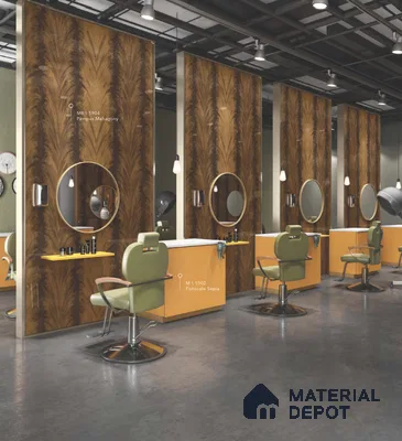 Wooden Look LM 01215 8 ft x 4 ft Texture Finish Decorative Laminate - 1 mm | Suitable for TV Unit, Wardrobe, Kitchen Cabinets