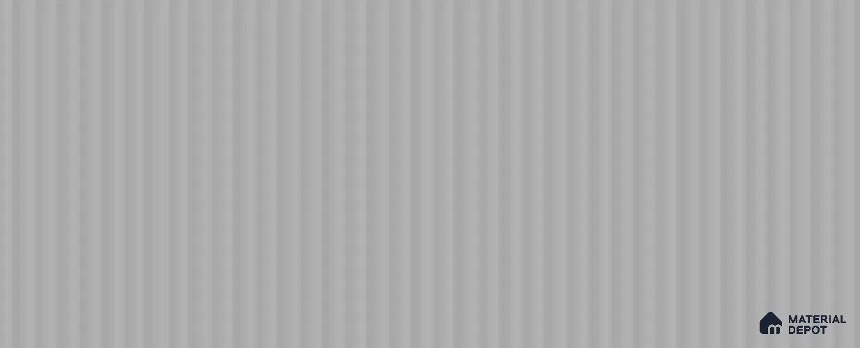 Pewter Grey Fluted Solid Color LM 02429 Pew1er 8 ft x 4 ft Texture Finish Decorative Laminate - 1 mm | Suitable for TV Unit,Wardrobe, Kitchen Cabinets