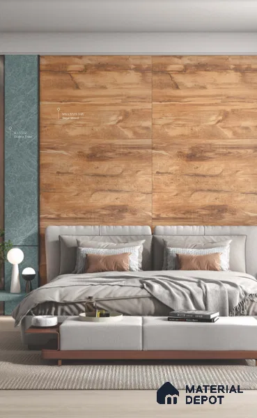 Marble Fluted Look LM 02458 Oceania Frost 8 ft x 4 ft Texture Finish Decorative Laminate - 1 mm | Suitable for TV Unit, Wardrobe, Kitchen Cabinets