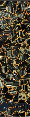 Black Marble Look Alabaster Sheet/Panel 8 ft x 2 ft - 8 mm | PN 03176 | Suitable for Pooja Room, Feature Wall, Foyer, Ceiling & Reception | Width is Subjected to 5% Variation