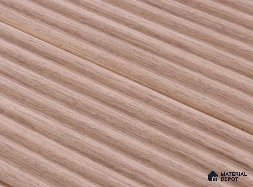 Brown Wooden Louver PN 05715 9 ft x 5 inch Solid Wood Panel - 12 mm | Suitable for Feature Wall, TV Unit & Living Room | Width is Subjected to 5% Variation