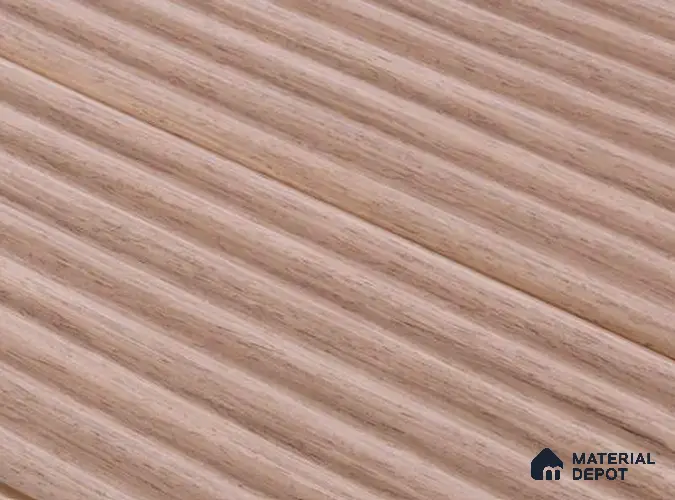 Brown Wooden Louver PN 05715 9 ft x 5 inch Solid Wood Panel - 12 mm | Suitable for Feature Wall, TV Unit & Living Room | Width is Subjected to 5% Variation