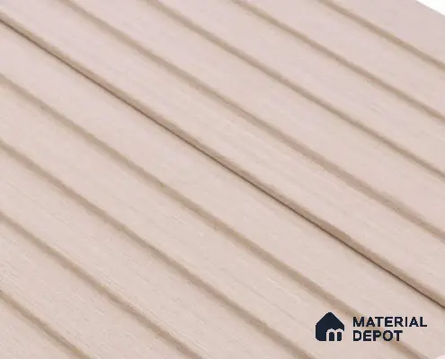 Beige Wooden Louver PN 05722 9 ft x 5 inch Solid Wood Panel - 12 mm | Suitable for Feature Wall, TV Unit & Living Room | Width is Subjected to 5% Variation