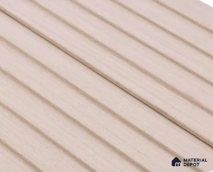 Beige Wooden Louver PN 05722 9 ft x 5 inch Solid Wood Panel - 12 mm | Suitable for Feature Wall, TV Unit & Living Room | Width is Subjected to 5% Variation