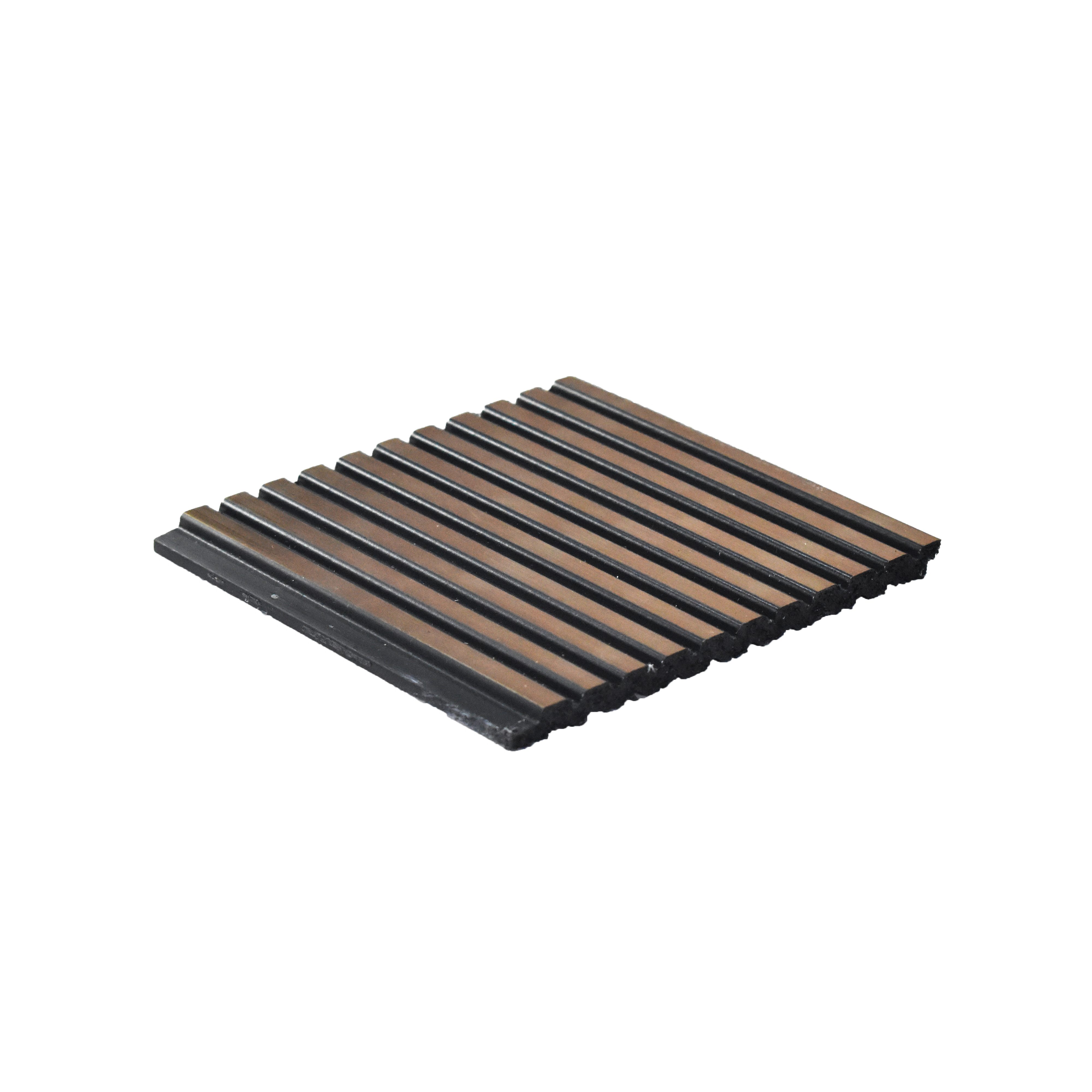 Brown Metallic Louver PN 00479 9.5 ft x 3.8 inch Charcoal Panel - 6 mm | Suitable for Feature Wall, TV Unit & Living Room | Width is Subjected to 5% Variation