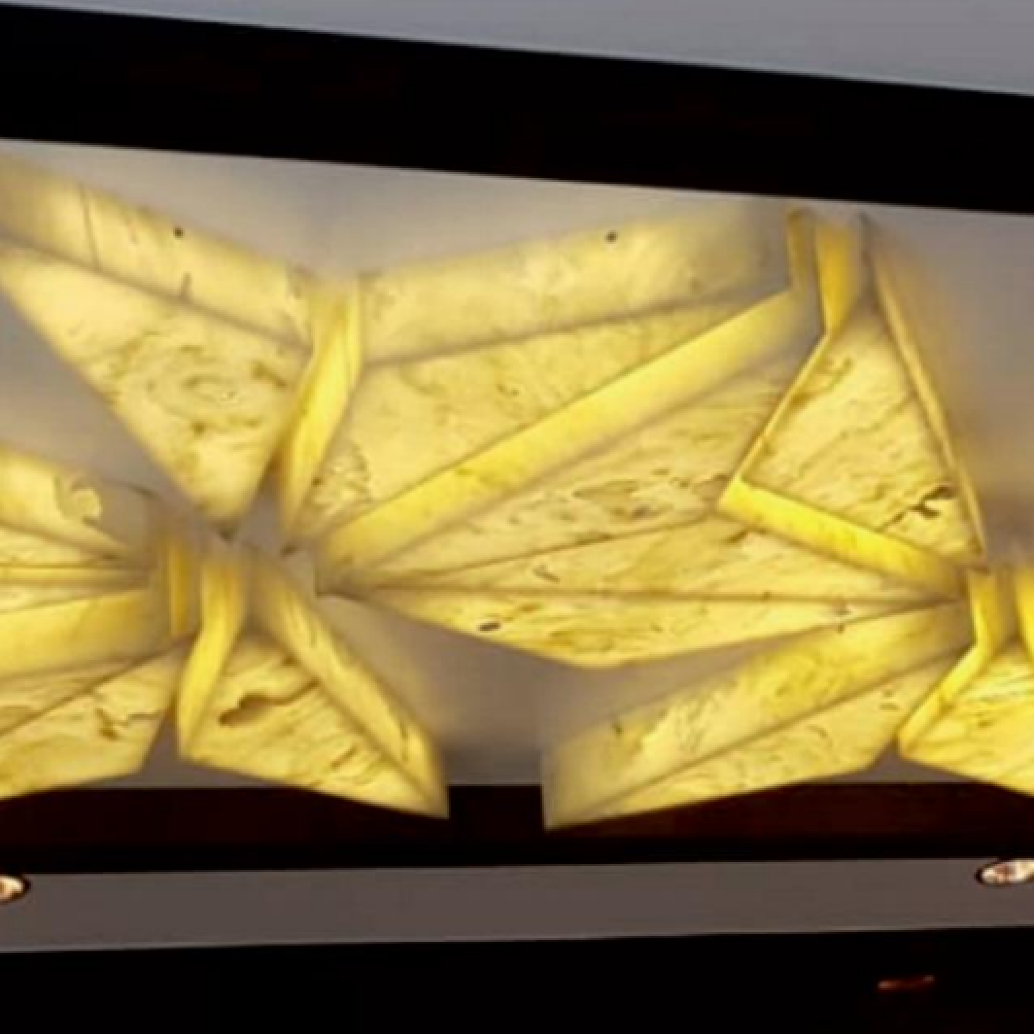 Multi Colour Marble Look Alabaster Sheet/Panel 8 ft x 4 ft - 6 mm | PN 03080 | Suitable for Pooja Room, Feature Wall, Foyer, Ceiling & Reception | Width is Subjected to 5% Variation