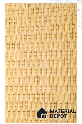 Cream Cane Look LM 13299 Texture Finish Decorative Laminate Roll 25 ft x 2 ft - 1 mm | Suitable for TV Unit, Wardrobe, Kitchen Cabinets