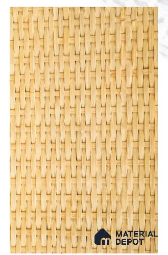Cream Cane Look LM 13299 Texture Finish Decorative Laminate Roll 25 ft x 2 ft - 1 mm | Suitable for TV Unit, Wardrobe, Kitchen Cabinets