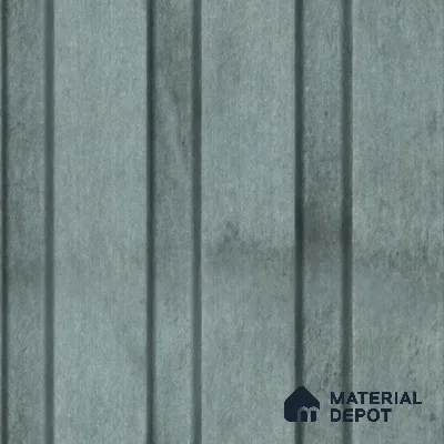 Grey Stone Louver PN 00667 8 ft x 4.8 inch Charcoal Panel - 11 mm | Suitable for Feature Wall, TV Unit & Living Room | Width is Subjected to 5% Variation