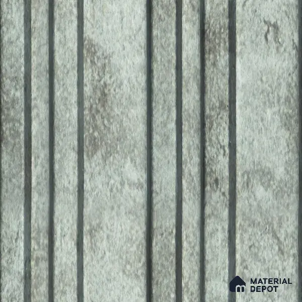 Purple Stone Louver PN 00660 8 ft x 4.8 inch Charcoal Panel - 11 mm | Suitable for Feature Wall, TV Unit & Living Room | Width is Subjected to 5% Variation
