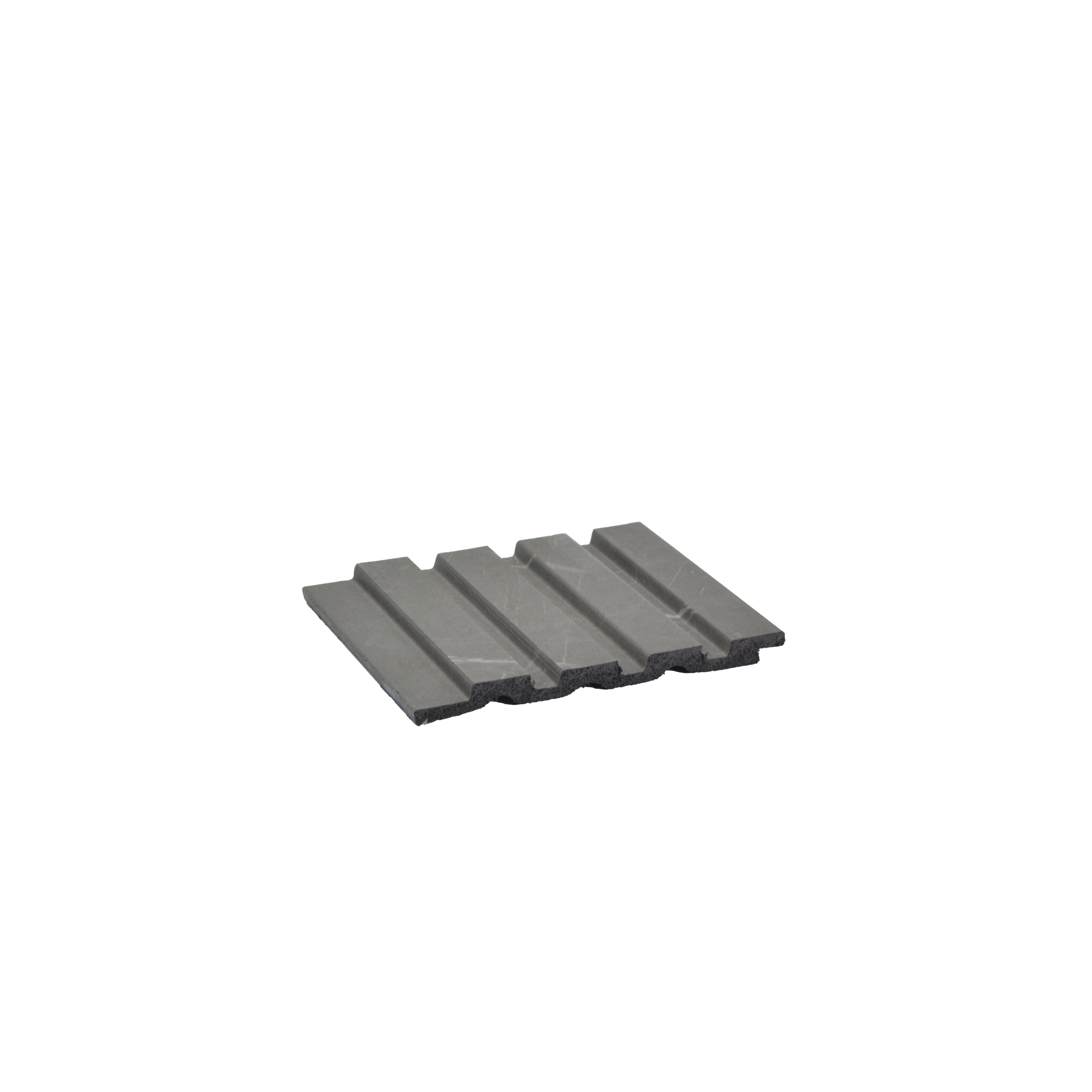 Green Marble Louver PN 00661 8 ft x 4.8 inch Charcoal Panel - 11 mm | Suitable for Feature Wall, TV Unit & Living Room | Width is Subjected to 5% Variation