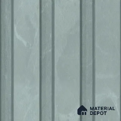 Grey Marble Louver PN 00663 8 ft x 4.8 inch Charcoal Panel - 11 mm | Suitable for Feature Wall, TV Unit & Living Room | Width is Subjected to 5% Variation
