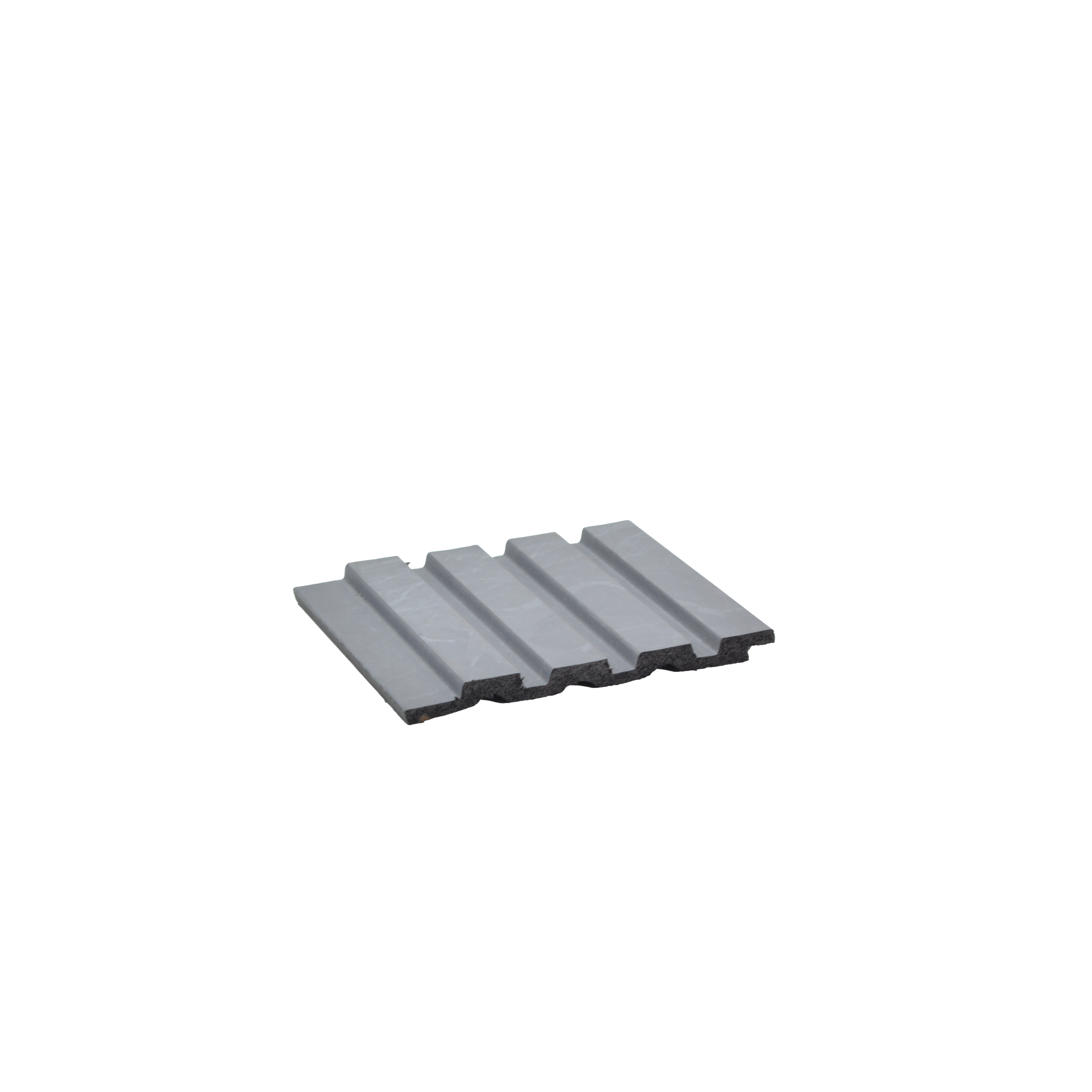 Grey Marble Louver PN 00663 8 ft x 4.8 inch Charcoal Panel - 11 mm | Suitable for Feature Wall, TV Unit & Living Room | Width is Subjected to 5% Variation
