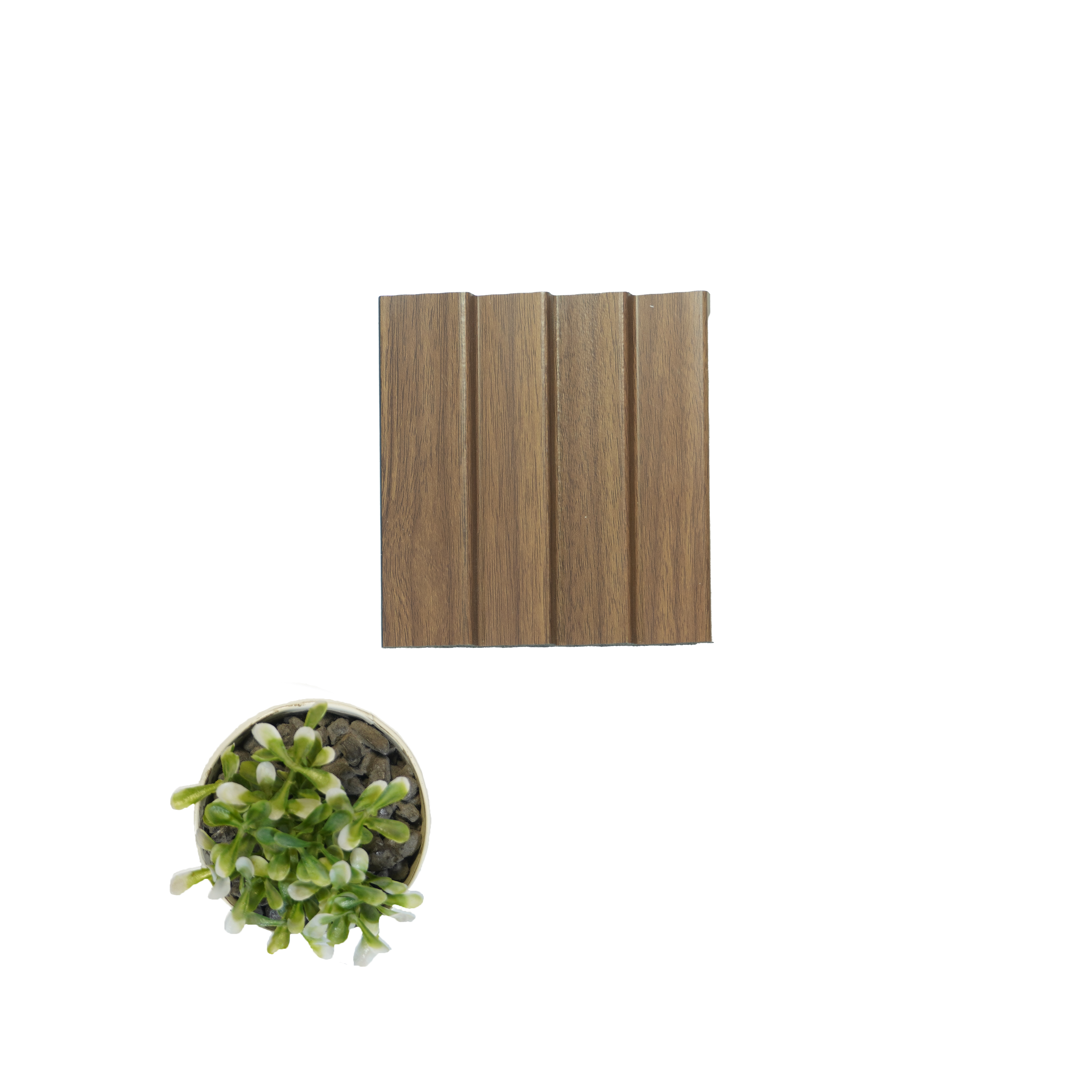PN 00695 Luxxouvers Series Charcoal Louver/Panel | 8 ft x 3.7 inch - 11 mm