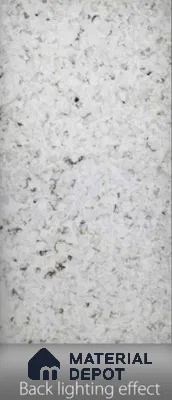 White Stone Look Alabaster Sheet/Panel 8 ft x 4 ft - 8 mm | PN 03102 | Suitable for Pooja Room, Feature Wall, Foyer, Ceiling & Reception | Width is Subjected to 5% Variation