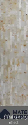 Multi Colour Stone Look Alabaster Sheet/Panel 8 ft x 2 ft - 8 mm | PN 03103 | Suitable for Pooja Room, Feature Wall, Foyer, Ceiling & Reception | Width is Subjected to 5% Variation