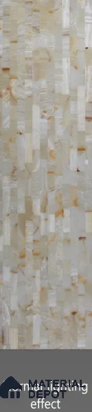 Multi Colour Stone Look Alabaster Sheet/Panel 8 ft x 2 ft - 8 mm | PN 03103 | Suitable for Pooja Room, Feature Wall, Foyer, Ceiling & Reception | Width is Subjected to 5% Variation