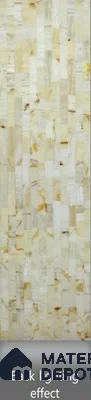Multi Colour Stone Look Alabaster Sheet/Panel 8 ft x 2 ft - 8 mm | PN 03103 | Suitable for Pooja Room, Feature Wall, Foyer, Ceiling & Reception | Width is Subjected to 5% Variation