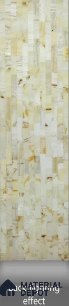 Multi Colour Stone Look Alabaster Sheet/Panel 8 ft x 2 ft - 8 mm | PN 03103 | Suitable for Pooja Room, Feature Wall, Foyer, Ceiling & Reception | Width is Subjected to 5% Variation