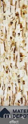 Multi Colour Stone Look Alabaster Sheet/Panel 8 ft x 2 ft - 8 mm | PN 03104 | Suitable for Pooja Room, Feature Wall, Foyer, Ceiling & Reception | Width is Subjected to 5% Variation