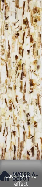 Multi Colour Stone Look Alabaster Sheet/Panel 8 ft x 2 ft - 8 mm | PN 03104 | Suitable for Pooja Room, Feature Wall, Foyer, Ceiling & Reception | Width is Subjected to 5% Variation