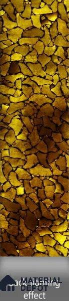 Multi Colour Stone Look Alabaster Sheet/Panel 8 ft x 2 ft - 8 mm | PN 03105 | Suitable for Pooja Room, Feature Wall, Foyer, Ceiling & Reception | Width is Subjected to 5% Variation