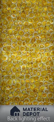 Multi Colour Stone Look Alabaster Sheet/Panel 8 ft x 4 ft - 6 mm | PN 03097 | Suitable for Pooja Room, Feature Wall, Foyer, Ceiling & Reception | Width is Subjected to 5% Variation