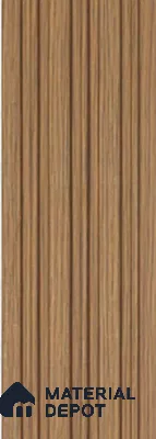 Brown Wooden Louver PN 00652 8 ft x 4.8 inch Charcoal Panel - 11 mm | Suitable for Feature Wall, TV Unit & Living Room | Width is Subjected to 5% Variation