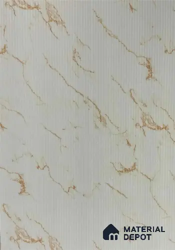 White Marble Look Charcoal Decorative Wall Panel 8 ft x 2 ft 4 mm | Ideal For Feature Wall, Living Room, Bedroom, Home, Office | PN 03819 | Width is Subjected to 5% Variation